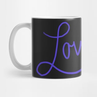 Handwritten Love Mug